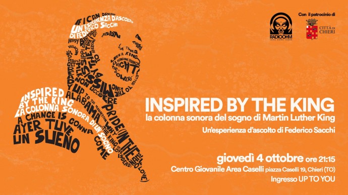 Inspired By The King, un'esperienza d'ascolto di Federico Sacchi, giovedì 4 ottobre 2018 a Chieri.